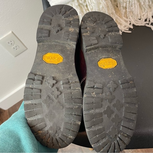 VTG FRYE Alta Womens Classic Hiker Boot Sz 6 Deep Burgundy - Picture 6 of 6